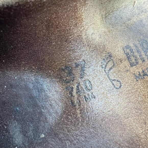 Birkenstock Gizeh Black Leather Sandals Women's 6 US - Picture 9 of 9